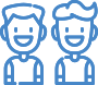 partners - 2 blue guys